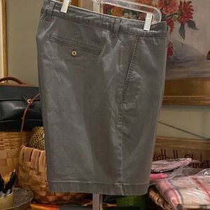 NWTO Tommy Bahama Stretch Chino Shorts Fog Grey Color SZ 36
